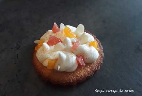 Tartelettes façon financier au miel et aux agrumes