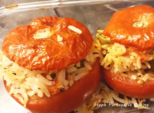 Tomates farcies végétariennes - Steph Partage sa Cuisine