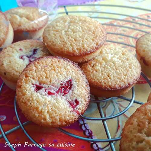 Financiers aux fraises