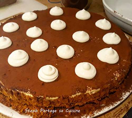 Gâteau façon tiramisu