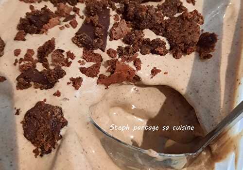 Glace à la tarte au chocolat - Steph Partage sa Cuisine