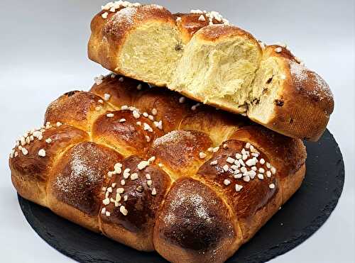 Brioche Double Pépites de Chocolat Sucre