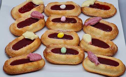 Financiers à la Gelée de Fraises