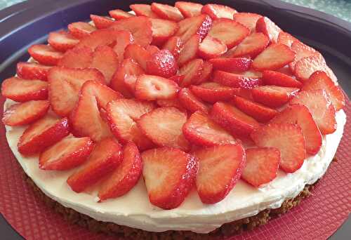 Tarte aux Fraises Sans Cuisson