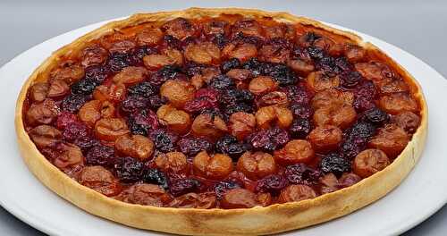 Tarte Mirabelles Cerises