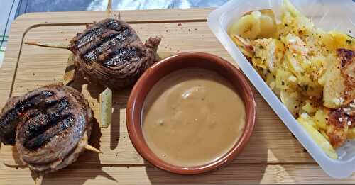 Tournedos de Canard et Pommes de Terre Sarladaises