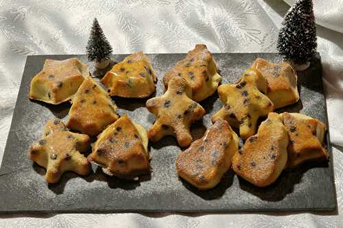 Petits Gâteaux de Noël Mandarine Chocolat