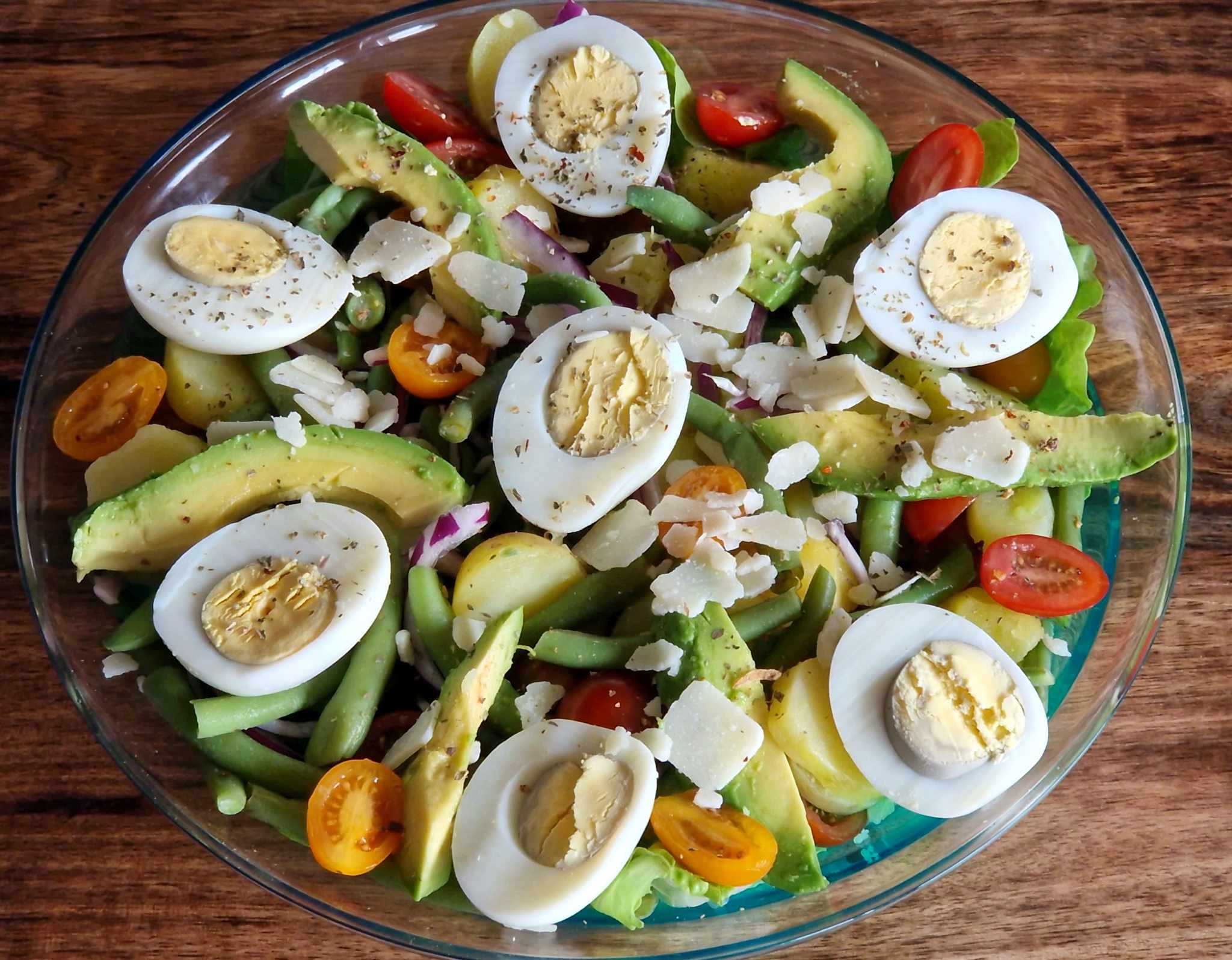 Salade de Pommes de Terre Haricots Verts Avocat