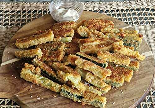 Frites de Courgettes Panées