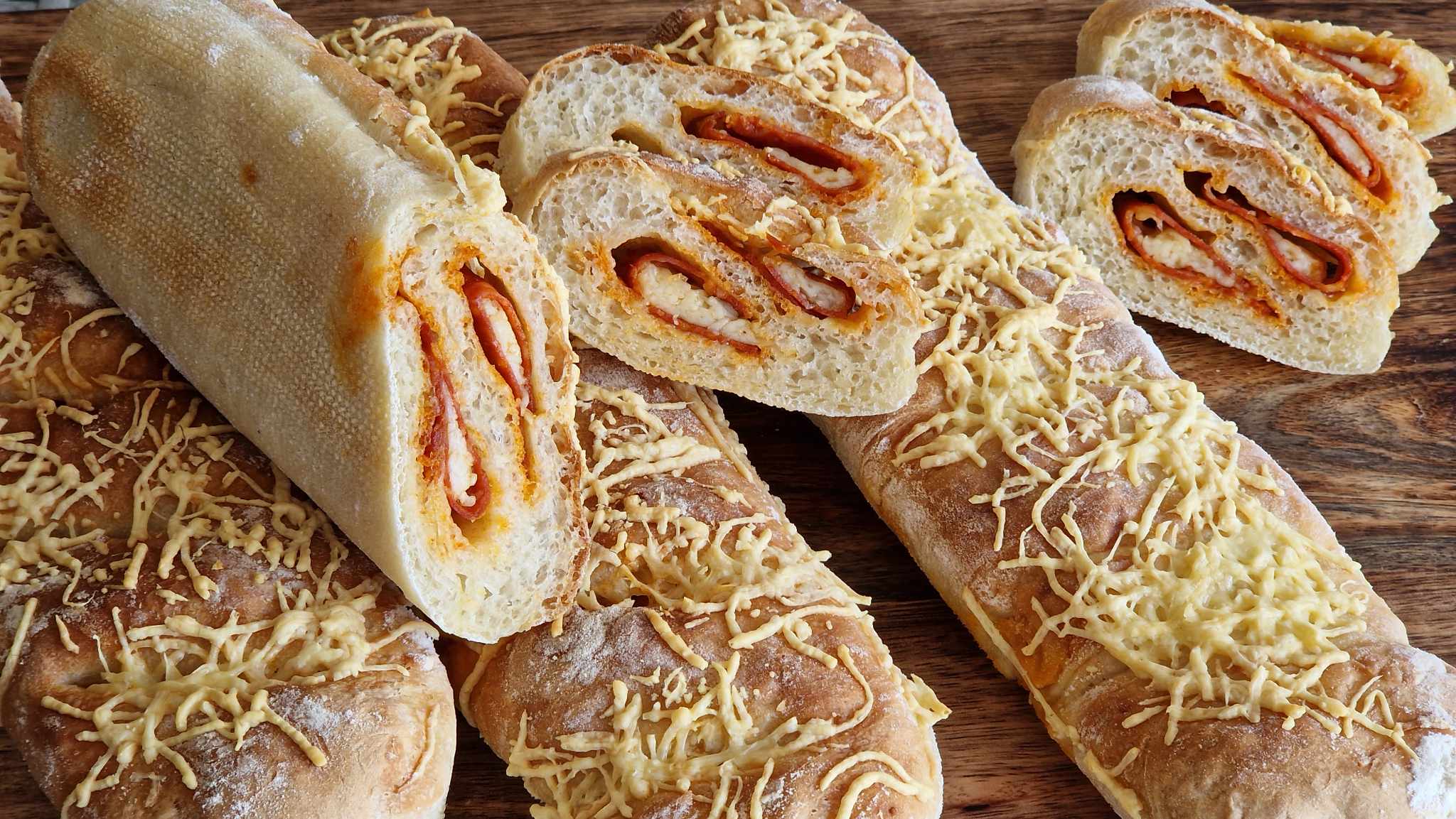 Baguettes Chorizo Gruyère