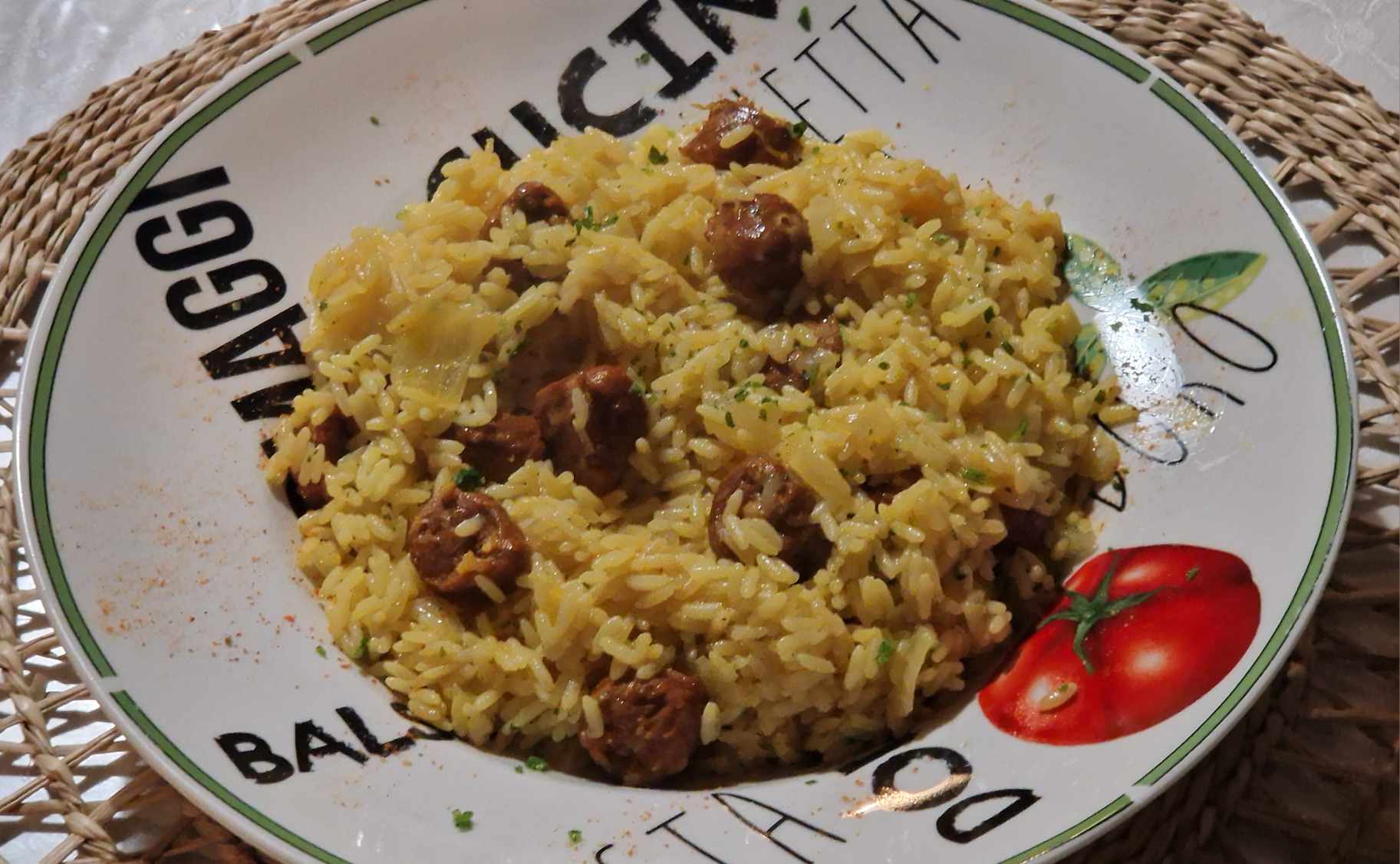 Riz Pilaf au Chorizo