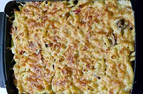 Gratin Jambon Champignons