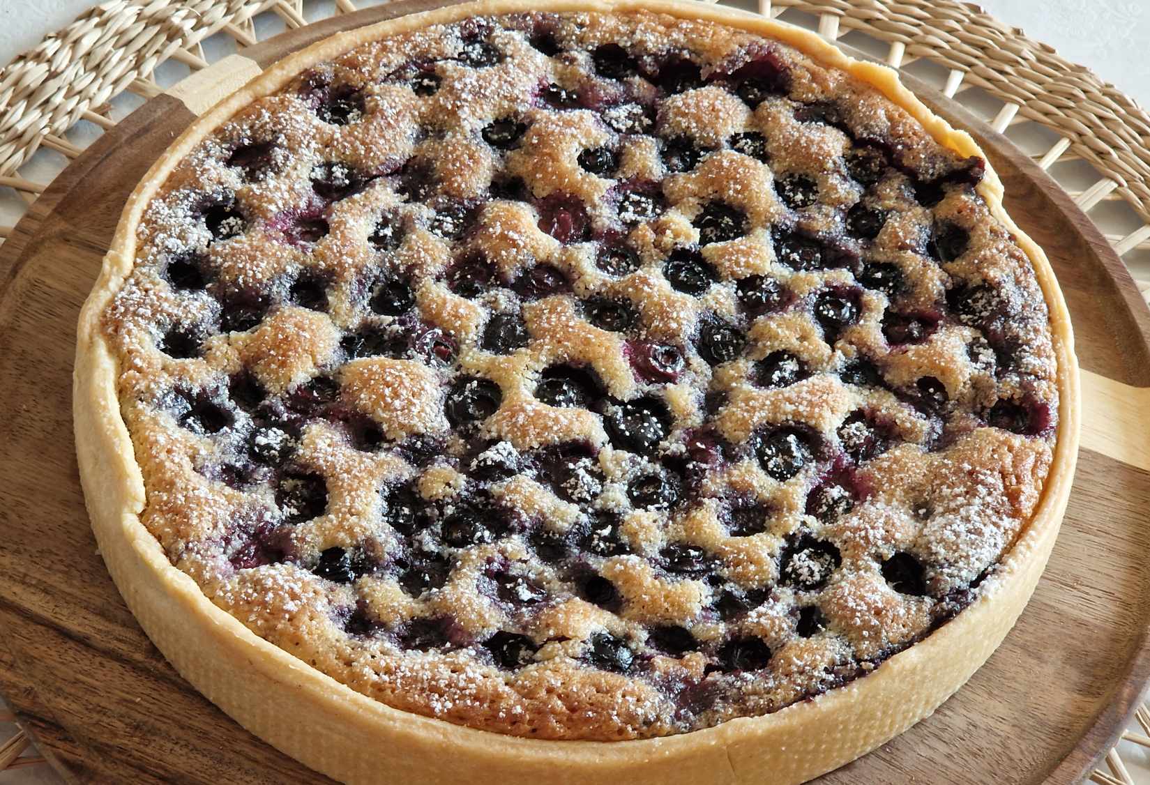 Tarte Amandine aux Myrtilles