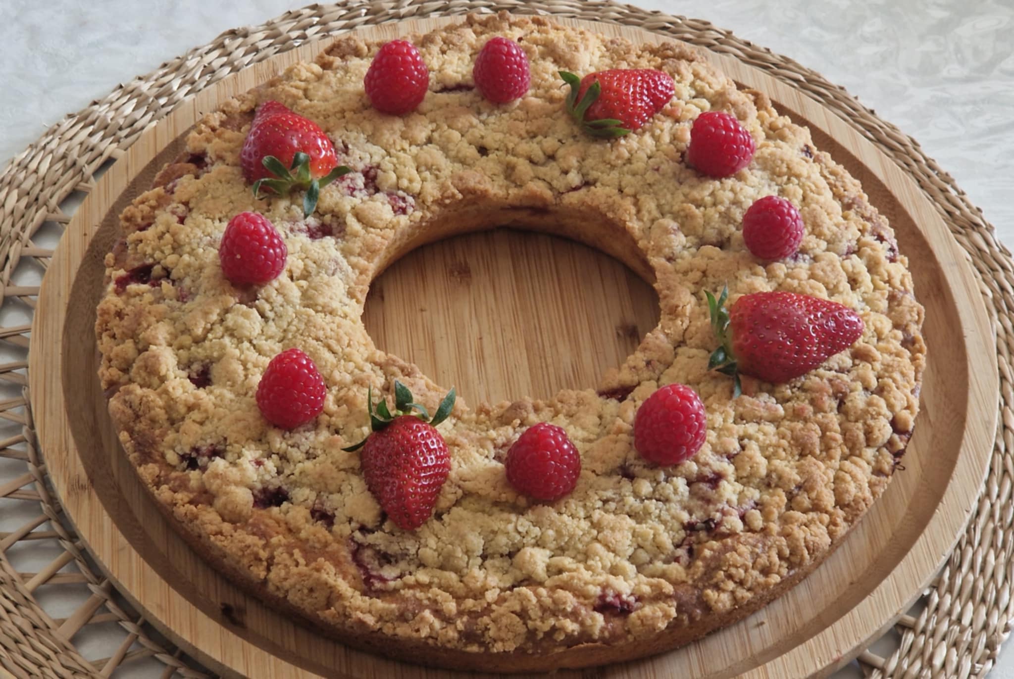 Tarte Couronne aux Fruits Rouges