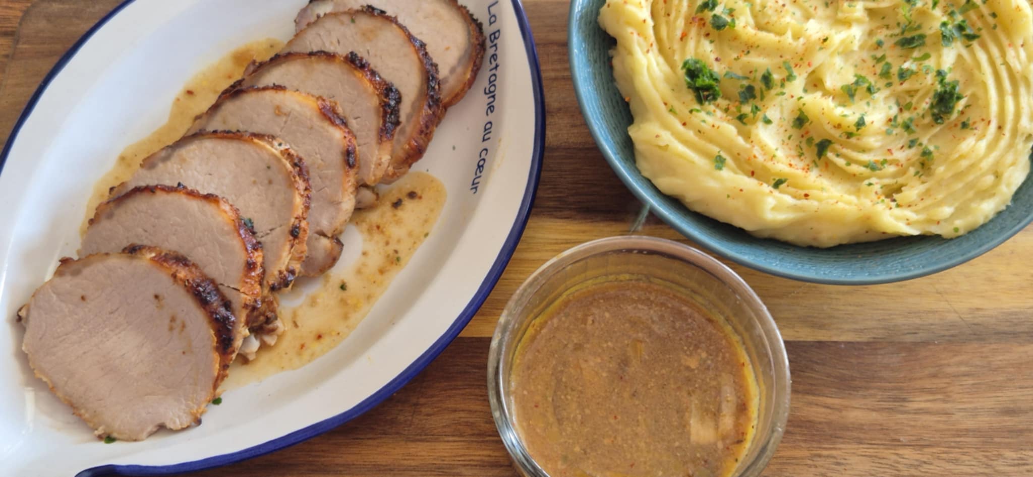 Rôti de Porc à la Moutarde