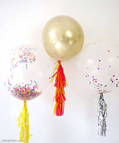 Fêtes | Party Printables: 3 DIY Faciles Pour Pimper les Ballons de Fête 
