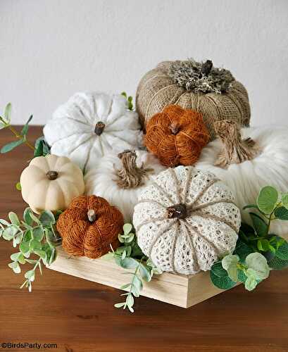 Fêtes | Party Printables: 5 Décorations de Citrouilles DIY pour l'Automne