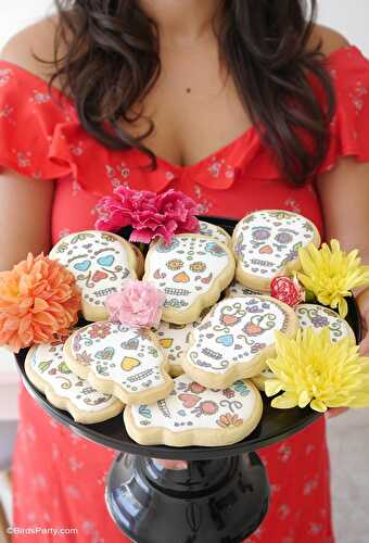 Fêtes | Party Printables: Cookies Crânes Mexicains Pour Dia De Los Muertos