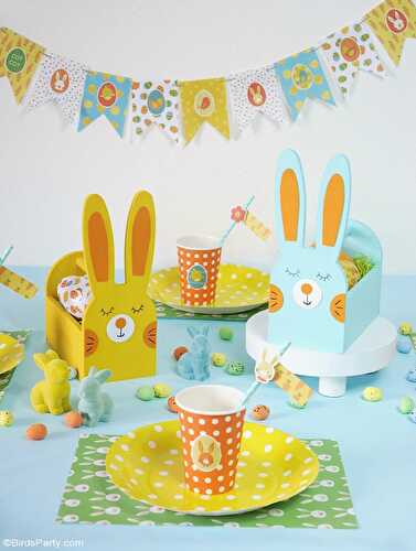 Fêtes | Party Printables: Décor de Table de Pâques DIY Pour Les Enfants