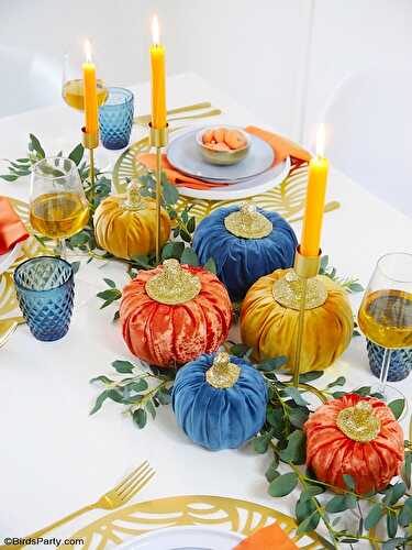 Fêtes | Party Printables: Décor de Table Moderne Pour L'Automne