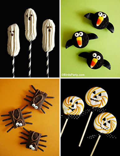 Fêtes | Party Printables: Dessert & Gourmandises d'Halloween SANS CUISSON