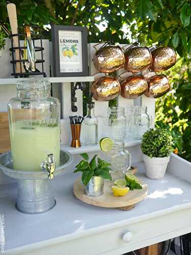 Fêtes | Party Printables: DIY Bar d'Extérieur en Bois Recyclé