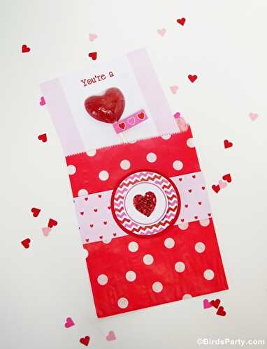 Fêtes | Party Printables: DIY Carte Sucette Cœur DIY pour La St Valentin 