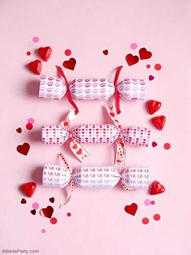 Fêtes | Party Printables: DIY Crackers de Fête pour la Saint-Valentin