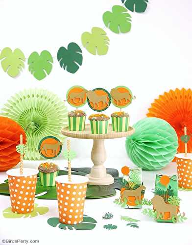 Fêtes | Party Printables: DIY Décorations Anniversaire Inspiration Roi Lion