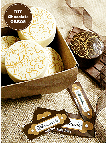 Fêtes | Party Printables: DIY Recette Oreos Designs Enrobés de Chocolat