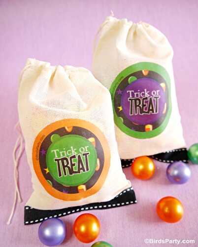 Fêtes | Party Printables: DIY Sachet à Bonbons d'Halloween