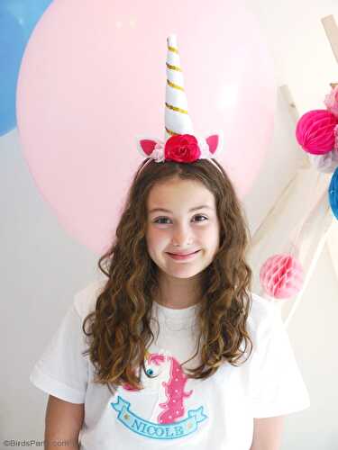 Fêtes | Party Printables: DIY Serre-Tête Licorne