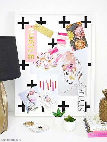 Fêtes | Party Printables: DIY Tableau d'Affichage Relooké