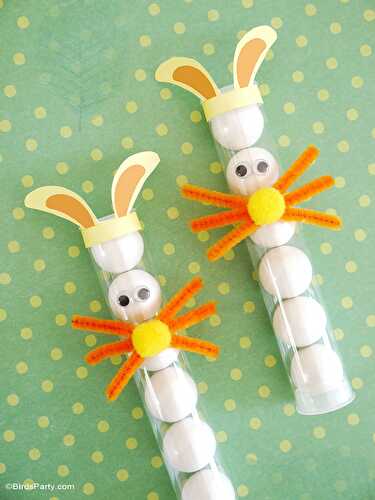 Fêtes | Party Printables: DIY Tubes à Bonbons Lapin de Pâques