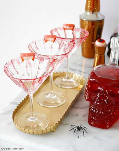 Fêtes | Party Printables: DIY Verres à Cocktail Sanglants pour Halloween