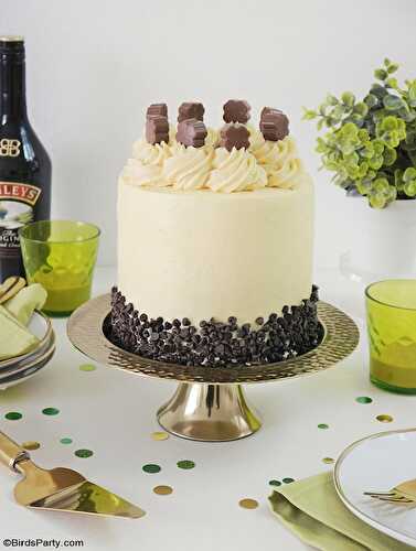 Fêtes | Party Printables: Gâteau Chocolat au Glaçage Baileys