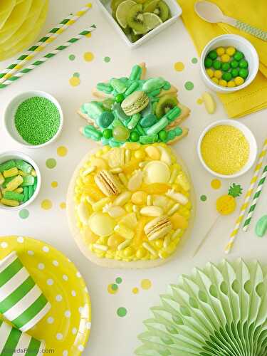 Fêtes | Party Printables: Gâteau Cookie Cake Ananas