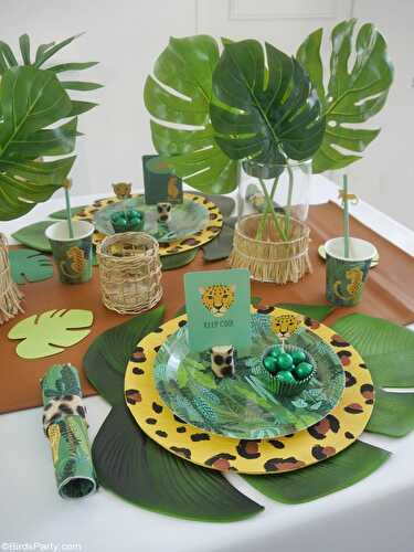 Fêtes | Party Printables: Idées de Fêtes Anniversaire Jungle et Décor DIY