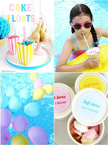 Fêtes | Party Printables: Idées DIY pour une Pool Party Estivale