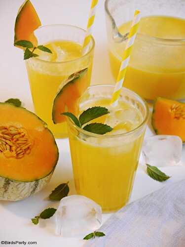 Fêtes | Party Printables: Limonade au Melon Cantaloup