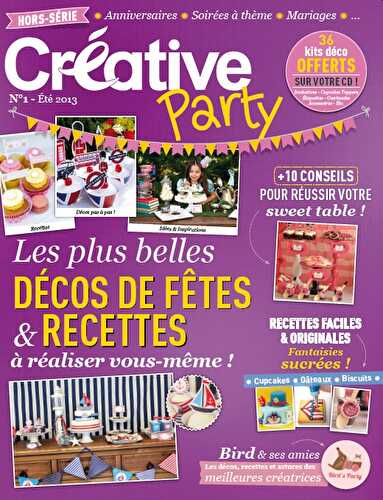 Fêtes | Party Printables: Notre Co-édition du 1er Hors-Série de Créative Magazine