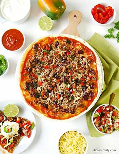 Fêtes | Party Printables: Pizza Mexicaines Faciles & Rapides