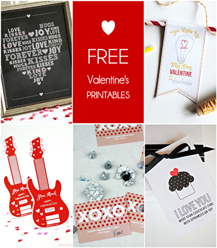 Fêtes | Party Printables: Printables FREEBIES Pour La St Valentin