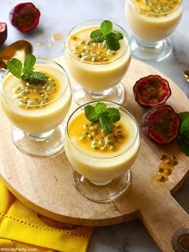Fêtes | Party Printables: Recette Brésilienne de Mousse au Fruit de la Passion