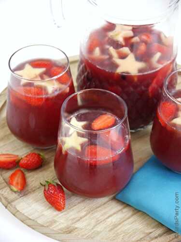 Fêtes | Party Printables: Recette Cocktail Sangria Fruitée