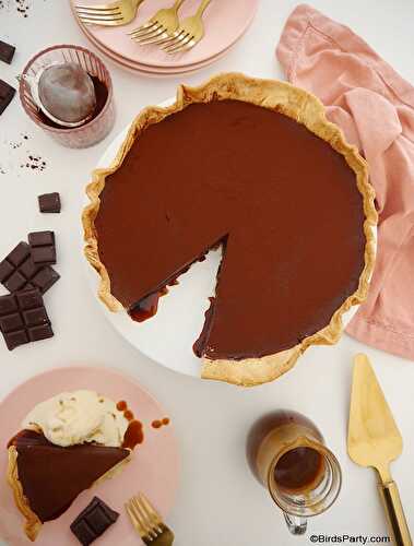 Fêtes | Party Printables: Recette de Tarte au Chocolat et au Caramel Beurre Salé 