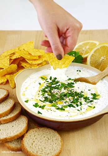 Fêtes | Party Printables: Recette: Dip Crémeux au Feta