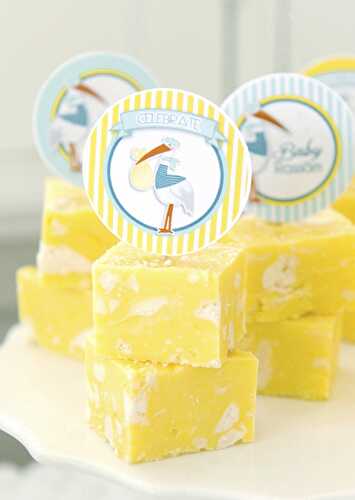 Fêtes | Party Printables: Recette Fudge Saveur Tarte Meringuée au Citron