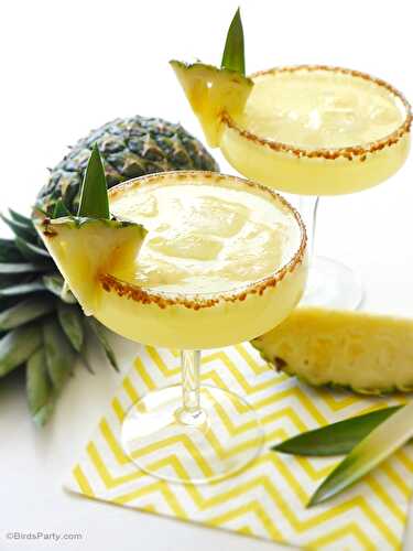 Fêtes | Party Printables: Recette Sangria à l'Ananas et au Rhum