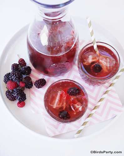 Fêtes | Party Printables: Recette Thé Glacé aux Fruits Rouges